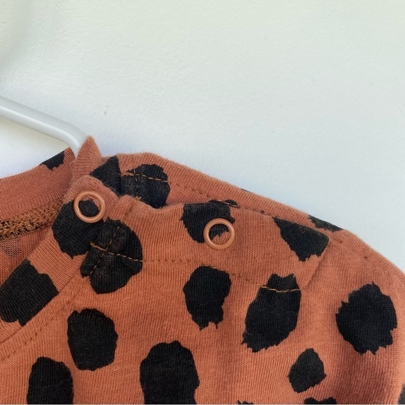 HUX BABY Organic Cotton Animal print Swirl Dress Baby size 9-12 Months - Picture 3 of 7